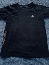 Boys Black Lacoste T-shirt Age