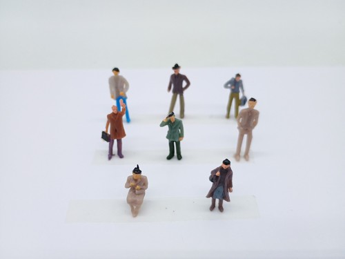 Model train railway figures - model,