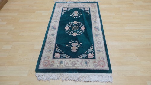 Hand made carpet - hand, wool