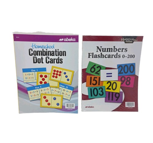 Abeka combination dot cards - combination,