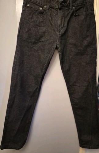 Mens black denim jeans 32 - denim,