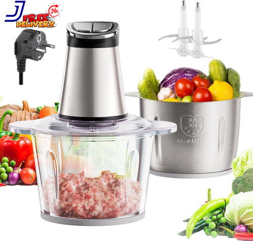 220v plug dual bowl food - plug, 3l