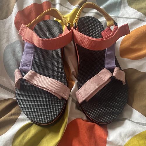 Multicoloured sandals 6 - multicoloured,