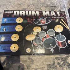 Drum Mat for Children- Plug N Play Electronic Drum Set Touch Sensitive Drum Pad