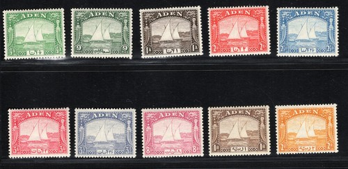 Aden 1937 dhow set 2r - dhow,