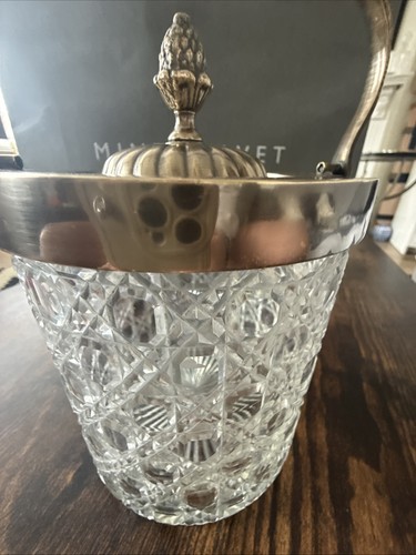 Vintage crystal and brass - and,