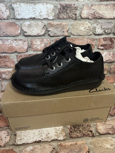 Clarks black leather funny - clarks,