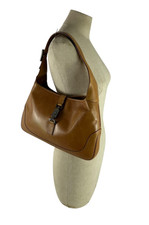Genuine vintage  GUCCI  Jackie O Tan Leather Shoulder Bag Purse HTF