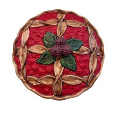 Vintage Fruit Pie Dish St