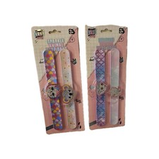 2pk Children Glitter Slap Band
