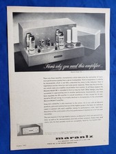 Marantz Model 8B "here's why you need this amp" promo ad "Hi-Fi/Stereo Review"
