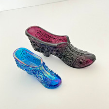 Vintage blue iridescent - blue,