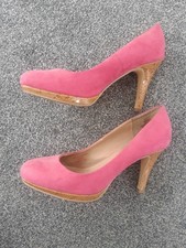 F&F Ladies Pink Suede Stiletto