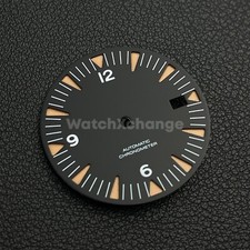 31mm Black & Orange Watch Dial