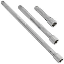 SOCKET EXTENSION BAR Set 3" 6" 10" long 3/8" square Drive Socket Extension Bars