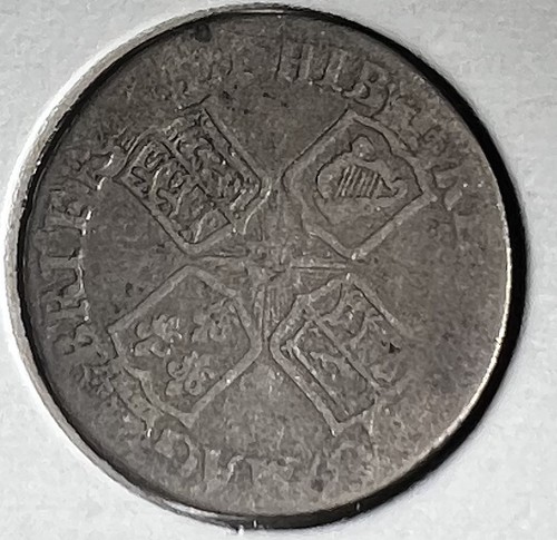 1707 sixpence queen anne - 1707,