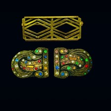 Vintage Dress Clip Duette Art