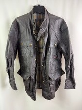 Burberry Mens Roadmaster Wax Jacket, Brown, Belted, Size 58, Used