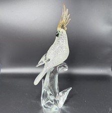 Formia Murano Glass Cockatoo