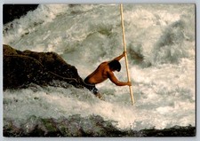 Postcard - The Wet'suwet'en People Gaff For Salmon In The Bulkley River