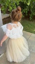 Ivory Tulle And Lace Wedding