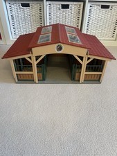 Schleich Barn and Farm Accessories Bundle with Horse Stable