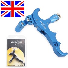 Compound Bow Release Aids 4 Finger Thumb Trigger Archery Hunting Grip Shooting