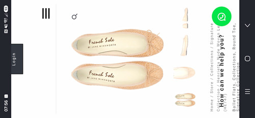 French sole henrietta woven - french,