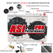 Radiator + Fan+Relay For