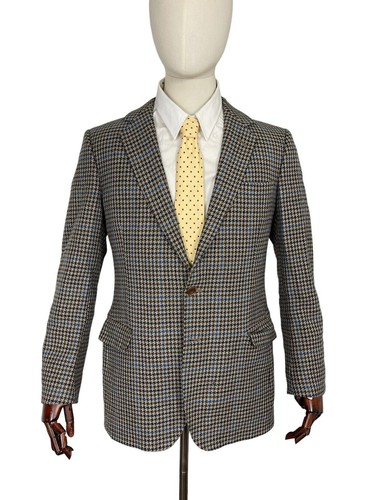 Daks houndstooth tweed blazer - houndstooth,