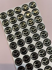 2 X MAZDA KEY FOB EMBLEM LOGO