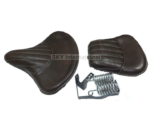 Front rear saddle seat coffe - front,