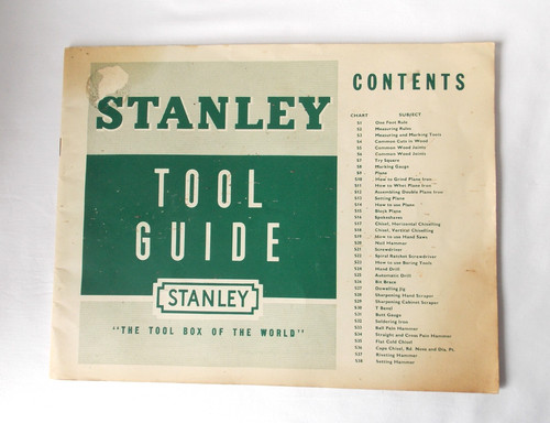 Vintage stanley tool guide - tool,