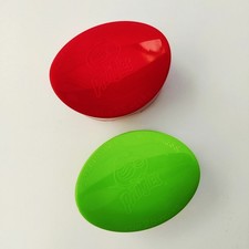 2 Pringles Pop Green Red Snack Box Container Limited Edition 25th Anniversary