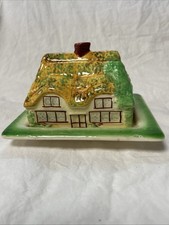 Early Midwinter pottery marked WRM Burslem butter dish