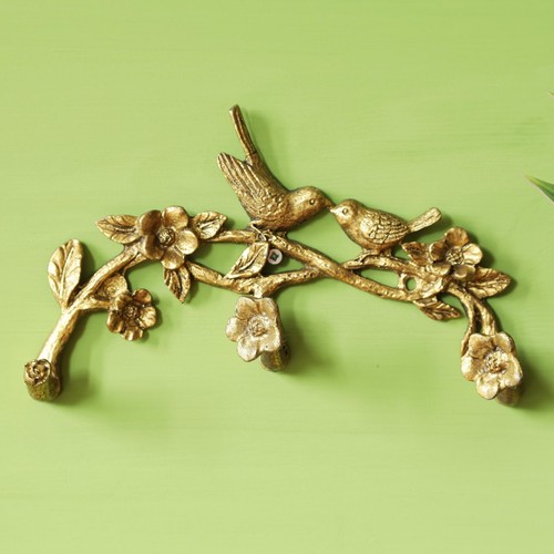 Gold metal wall - gold, on