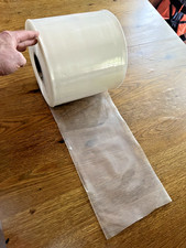 Polythene, Natural Lay Flat Tubing LDPE - 230mm w - 125um 500g - 174mtr