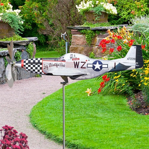 Airplane wind spinner metal - spinner,