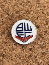 Bolton Wanderers Enamel Crest pin badge . Price includes postage within UK