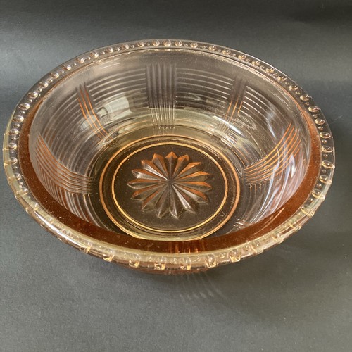Art deco pink depression glass - pink,
