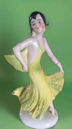 Vintage art deco flapper - vintage,