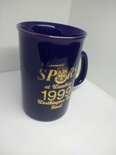 SPURS Mug 1999 Worthington Cup Final Spurs at Wembley blue/gold RARE