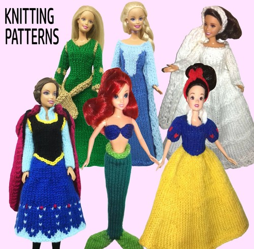 Knitting patterns 201 - knitting, barbie