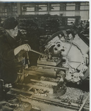 Lathe Vintage Silver Print Silver Print 18x24 Circa 1946 