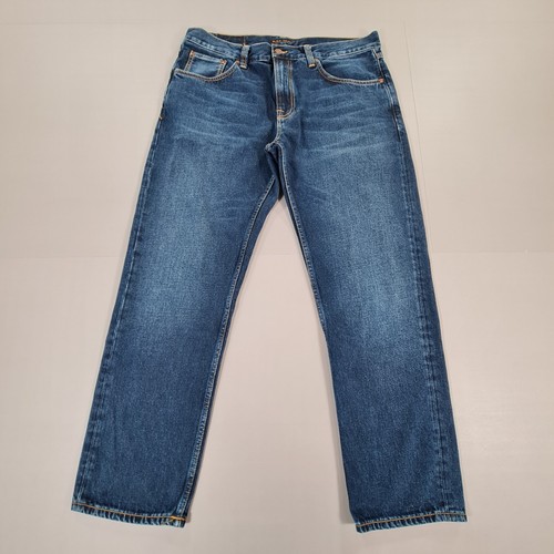 Nudie mens jeans blue w36 - mens, l30