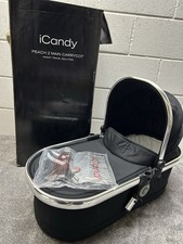 iCandy Peach 2 Carrycot – Black – Main Carrycot Fabric & Base