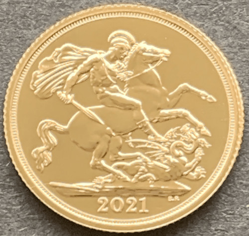 2021 full gold sovereign - 2021,