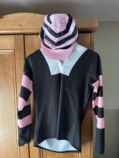 Racesafe Custom Event Shirt Cross Country Colours with Hat Cover/Silk Size S