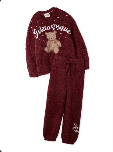 Gelato pique burgundy teddy - gelato,