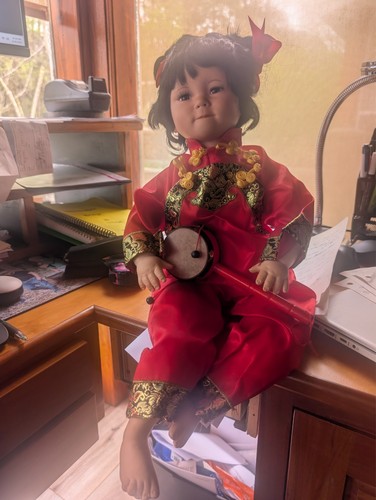 Chinese porcelain doll - chinese,